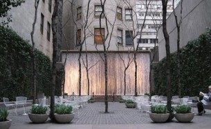 A New-York, une petite oasis conue par lagence Zion & Breen.